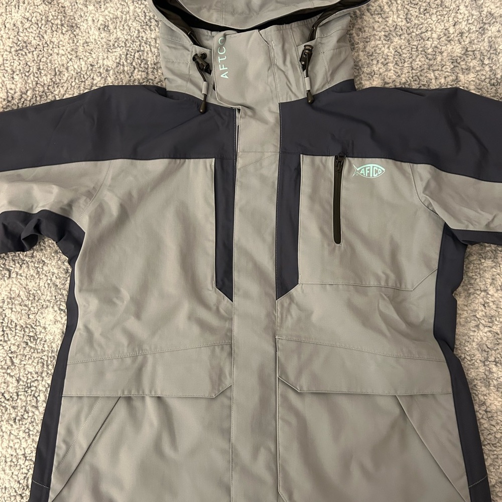 AFTCO Gray and Navy Ski Jacket